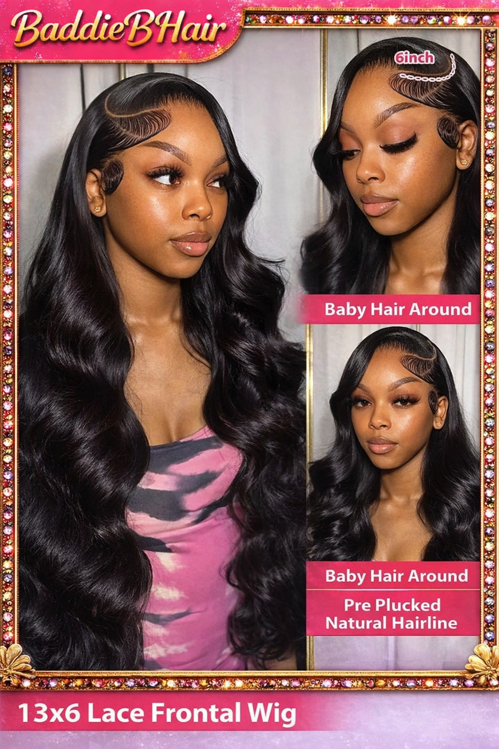 40-42" Body Wave HD Lace Wig