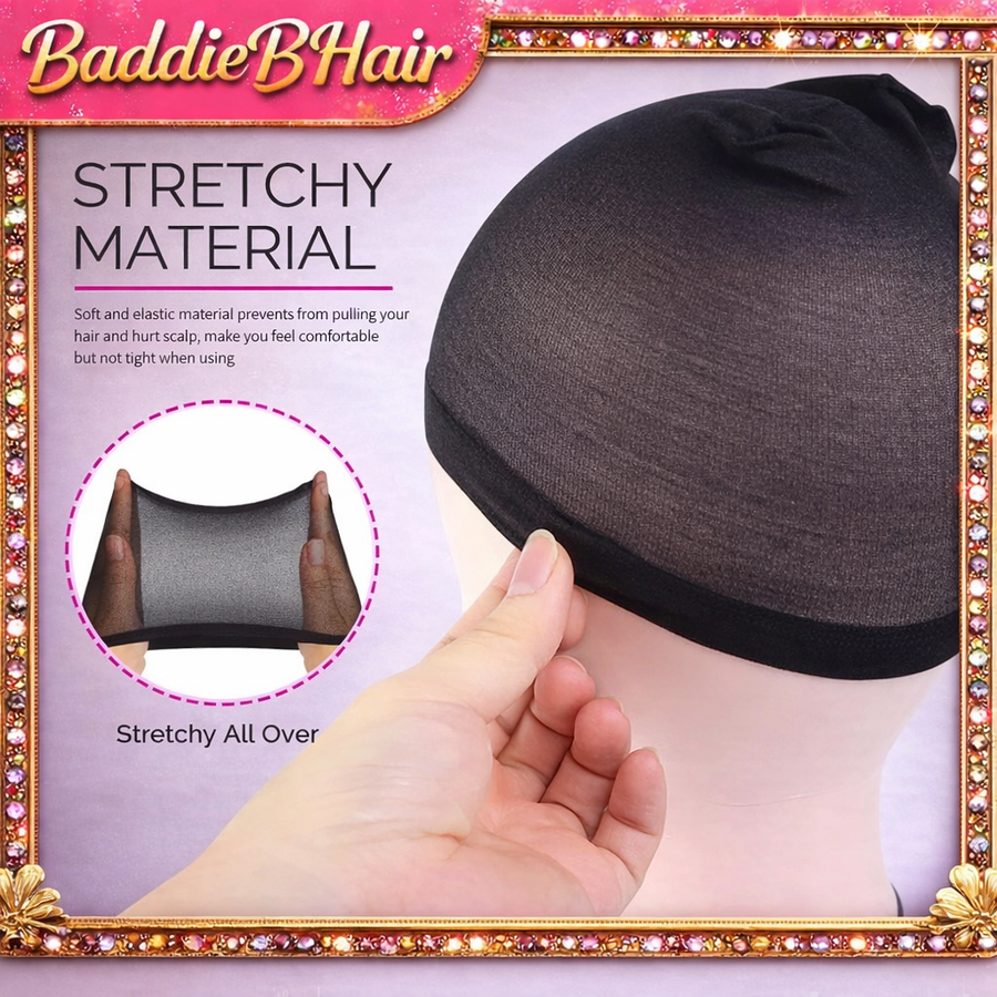 4-Pack Mesh Wig Caps